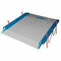 Bluff Mfg BluffÂ Steel Red Pin Heavy Duty Dock Board 72 x 66 20,000 Lb. Cap. 20C7266